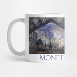 Sainte Lazare Railway Station by Claude Monet Mug